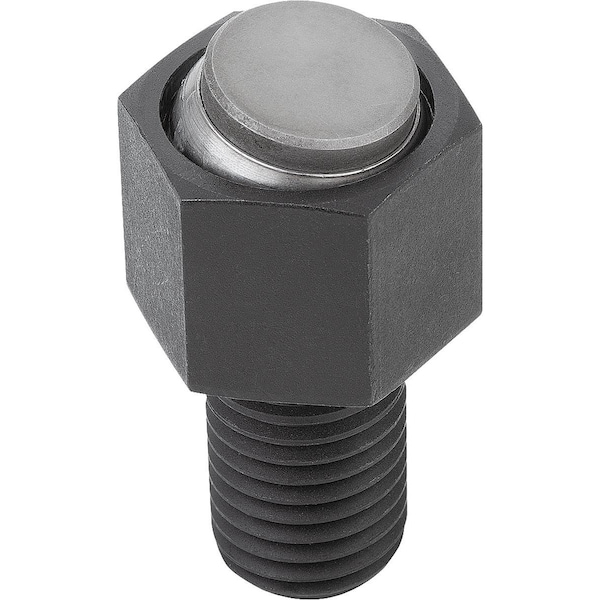 Self-Aligning Pads W O-Ring, Form:E Carbon Steel, Interchangable Insert, Comp:Stainless Steel, Sw=30